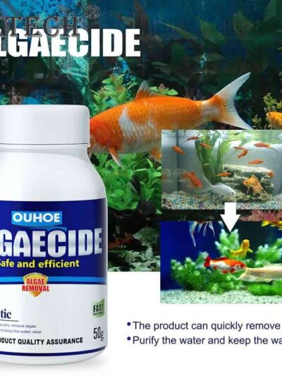 Aquarium Algaecide - 50g Water Algae Control and Moss Remover for Fish Tanks