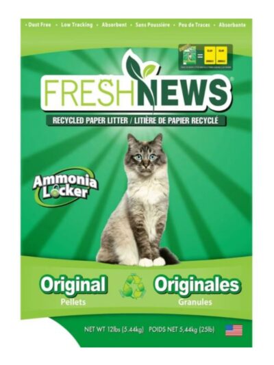 Fresh News Paper Cat Litter 12 Lb