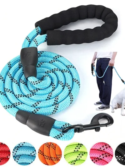 Strong Nylon Dog Leash Labrador French bulldog Harness Leashes Reflective Leash Training Safety Dog Leashes Ropes 150/200/300cm