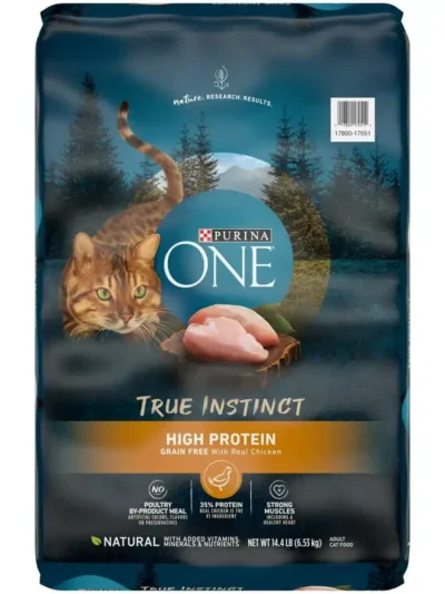 True Instinct Dry Cat Food Chicken, Grain-Free, 14.4 lb Bag