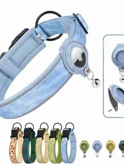Anti-Lost Dog Collar With Airtag Case