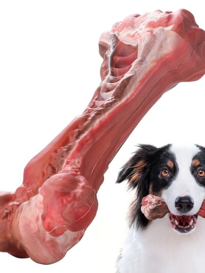 Bone-Shaped Indestructible Chew Toy