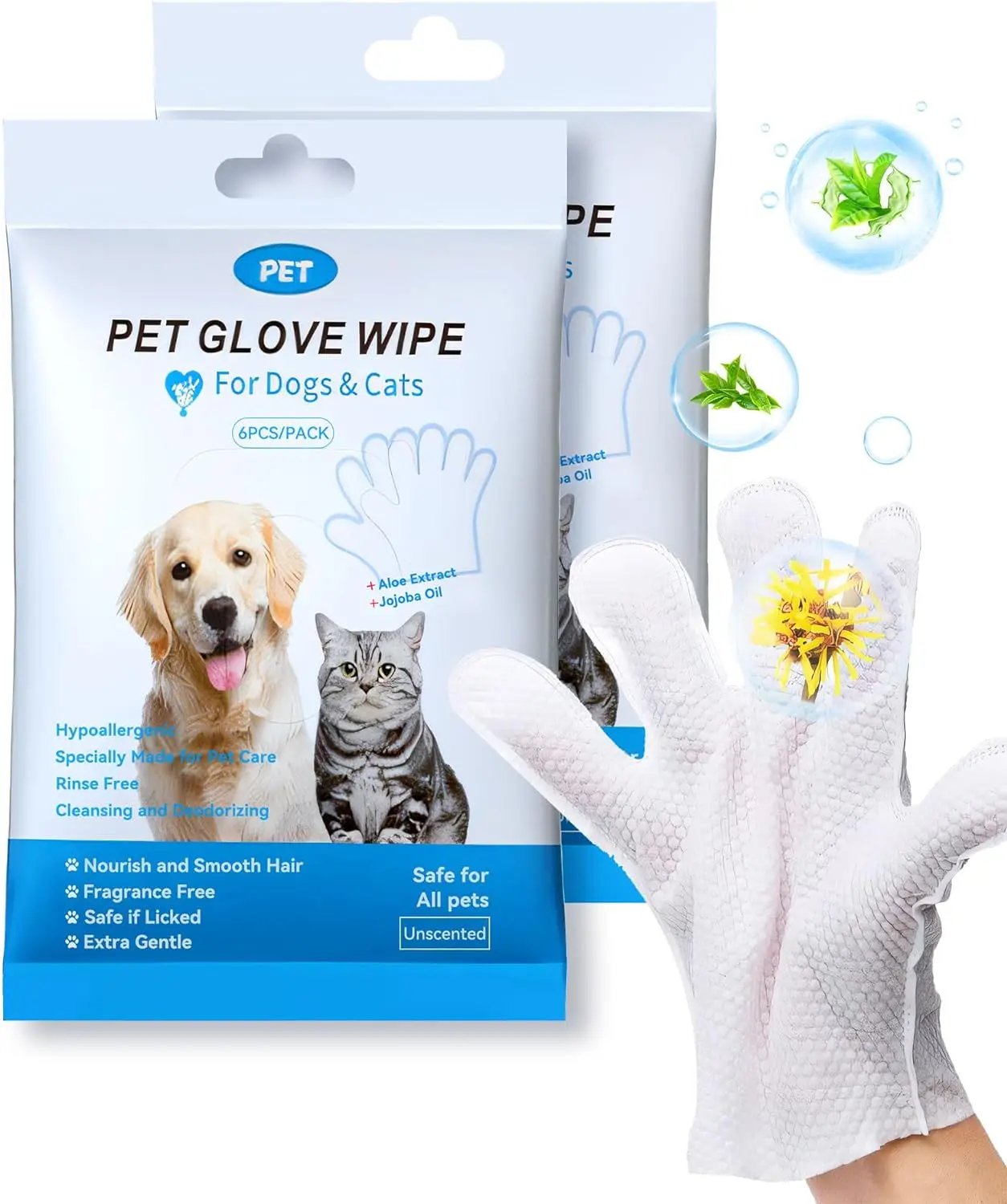 Pet Bathing Wipes