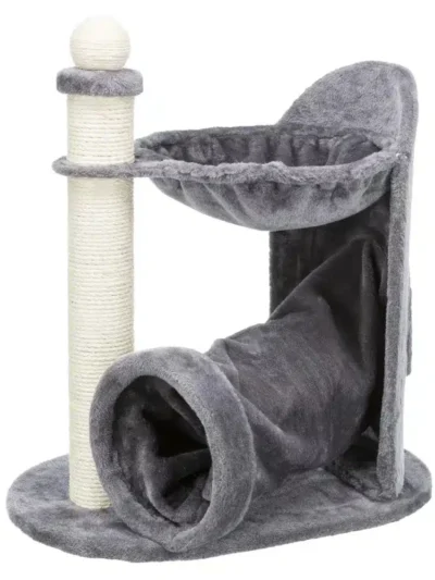 26.8" Cat Tree with Scratching Post & Hammock,