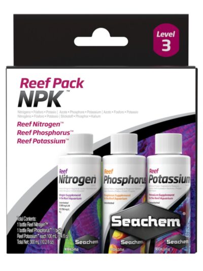 Seachem Laboratories Reef Supplement Pack NPK Level3, 1ea/3 pk