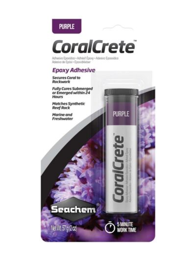 Seachem Laboratories CoralCrete Epoxy Adhesive Purple, 1ea/2 oz