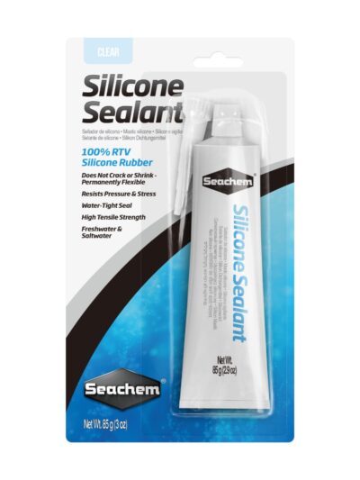 Seachem Laboratories Silicone Sealant and Adhesive Clear, 1ea/3 oz