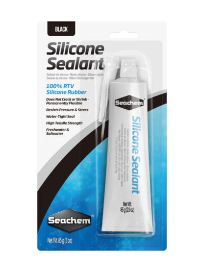 Seachem Laboratories Silicone Sealant and Adhesive Black, 1ea/3 oz