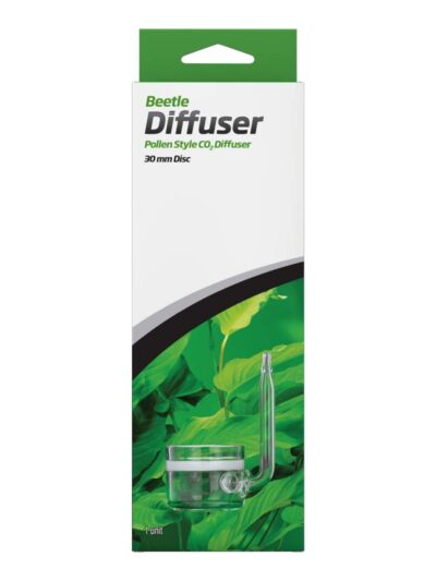 Seachem Laboratories Glass Pollen Style CO2 Beetle Diffuser Clear, 1ea/30 mm