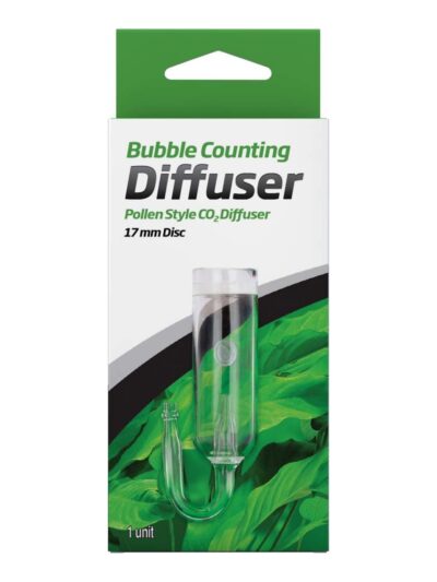 Seachem Laboratories Pollen Style CO2 Bubble Counting Diffuser Clear, 1ea/17 mm