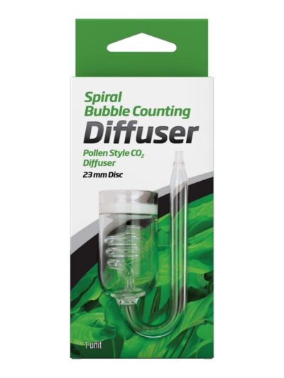 Seachem Laboratories Pollen Style CO2 Spiral Bubble Counting Diffuser Clear, 1ea/30 mm