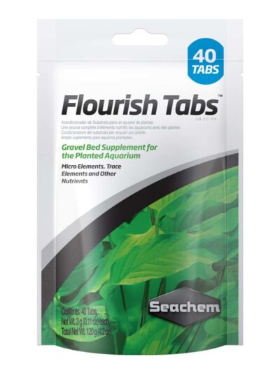 Seachem Laboratories Flourish Tabs Plant Supplement 1ea/4.2 oz, 40 ct