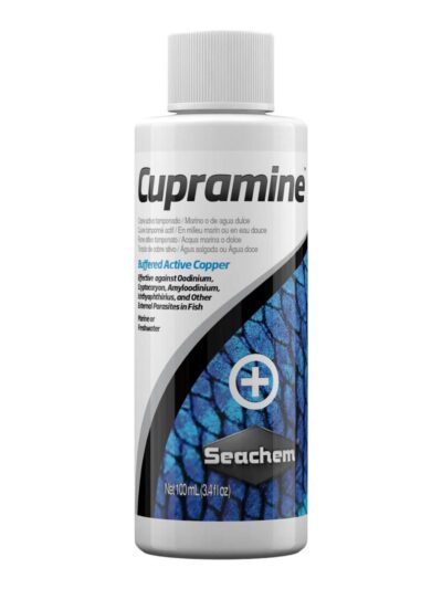 Seachem Laboratories Cupramine Copper Treatment 1ea/3.4 fl oz