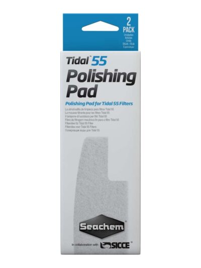 Seachem Laboratories Tidal Polishing Pad For Tidal 55 Filters, White, 1ea/2 pk