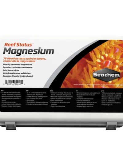 Seachem Laboratories Reef Status Magnesium Carbonate & Borate Test Kit 1ea