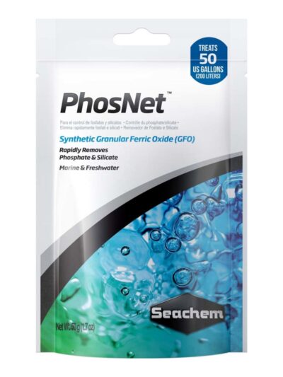 Seachem Laboratories PhosNet Phosphate and Silicate Remover 1ea/50 g