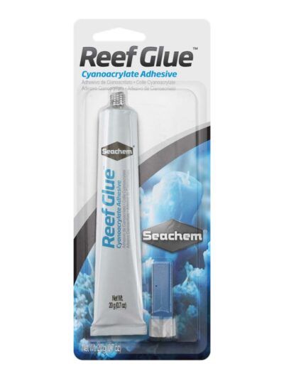 Seachem Laboratories Reef Glue Cyanoacrylate Adhesive Gel Clear, 1ea/20 g, 0.7 oz