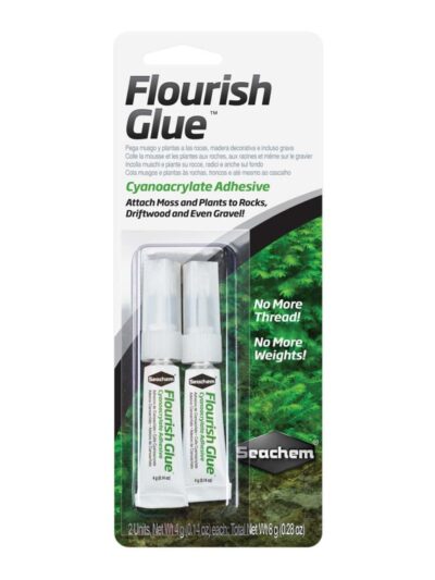 Seachem Laboratories Flourish Glue Cyanoacrylate Adhesive Clear, 1ea/4 g, 2 ct
