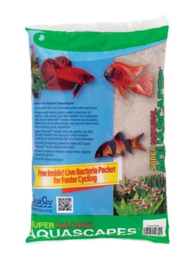 CaribSea Super Natural Aquascapes Sand Crystal River, 4ea/10 lb