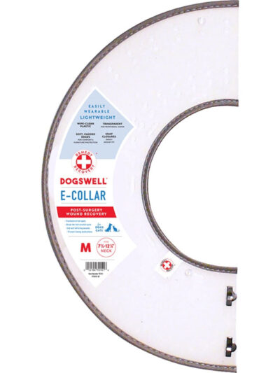 Dogswell Dog-Cat Remedy and Recovery Rigid E-Collar Medium Assist