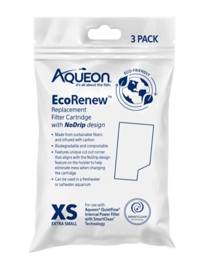 Aqueon EcoRenew Filter Cartridges 1ea/Extra SMall, 3pk