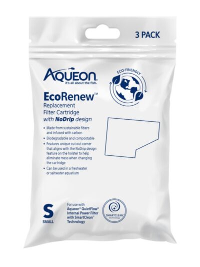 Aqueon EcoRenew Filter Cartridges 1ea/SMall, 3pk