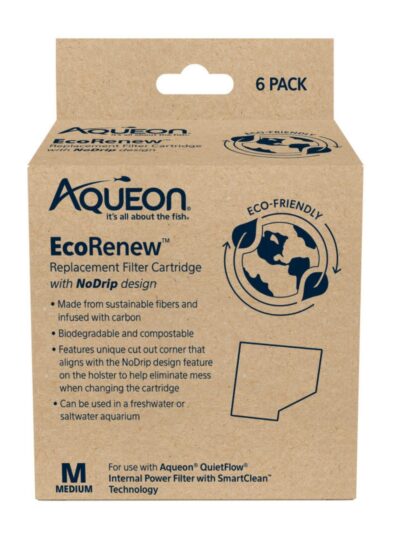 Aqueon EcoRenew Filter Cartridges 1ea/Medium 6 pk