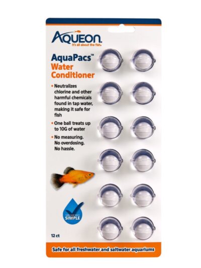 Aqueon AquaPacs Water Conditioner 6ea/12pk