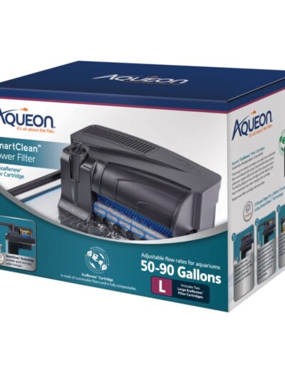 Aqueon SmartClean Power Filter with EcoRenew Filter Cartridge 1ea/5090 gal