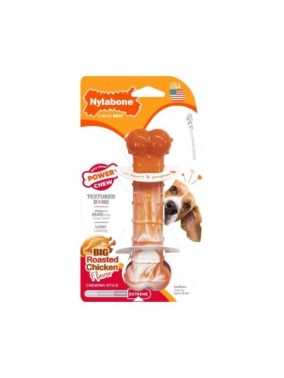 Nylabone Power Chew Limited Edition Bone Chicken Md