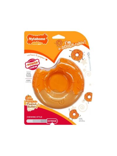 Nylabone Power Chew Limited Donut Pb/Pumpkin Large