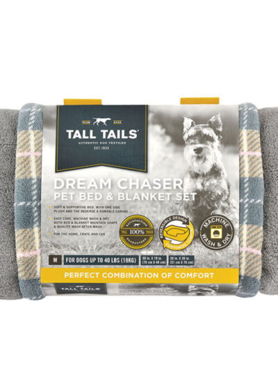 Tall Tails Dog Cabin Comfort Dream Bed Blanket Tan Medium