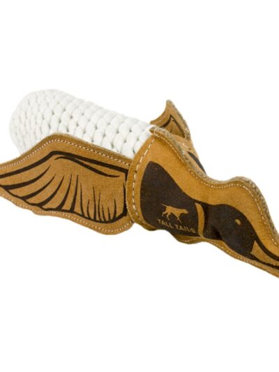 Tall Tails Dog Natural Leather Quacker 15 Inches