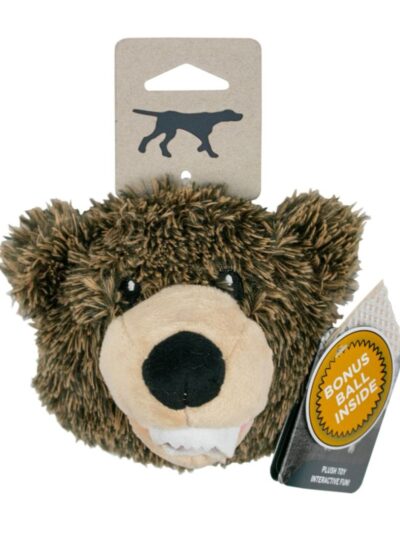 Tall Tails Dog 2 In 1 Grizzly Head 4 Inch
