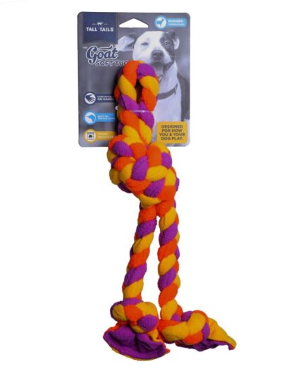 Tall Tails Dog Braided Fleece Tug 15 Inch