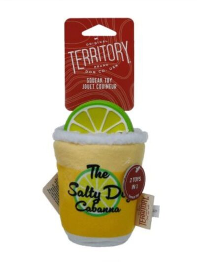 Territory Dog Plush Latex 2 In 1 Margarita 6 Inch