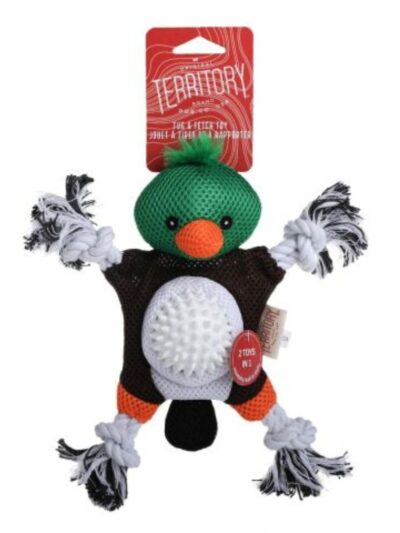 Territory Dog Toy 2 In 1 Mallard 9.5 Inch