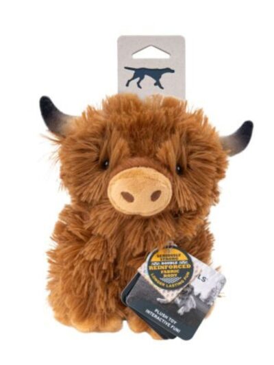Tall Tails Dog Plush Highland Cow 8 Inch