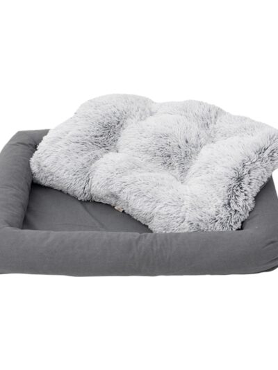 Tall Tails Dog & Cat Grey All In One Bed, 44" x 34"