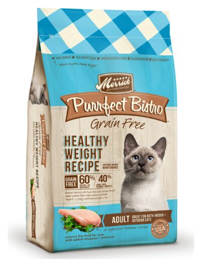 Merrick Purrfect Bistro Grain Free Healthy Weight Recipe 4Lb