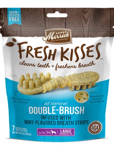 Merrick Fresh Kisses Mint Breath Strips For Large Dogs (70 Lbs) 11.7oz.