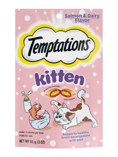 Temptations Kitten Cat Treat Salmon & Dairy 1ea/3oz.