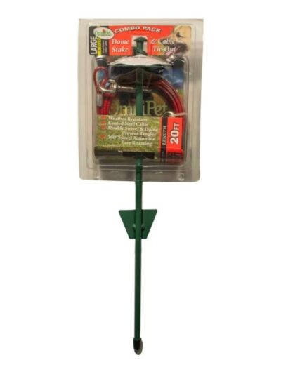 Omni Pet Dome Stake/Cable Combo 20ft.