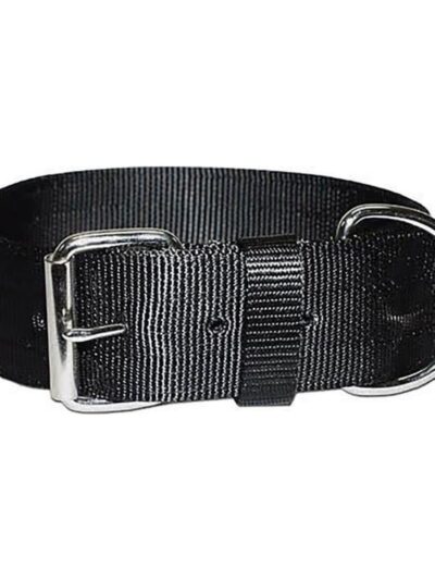 Omni Pet Bravo 2 Ply Nylon Dog Collar Black 2 x 29in.