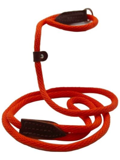 Omni Pet British Slip Loop Rope Leads For Dogs Orange 6ft.