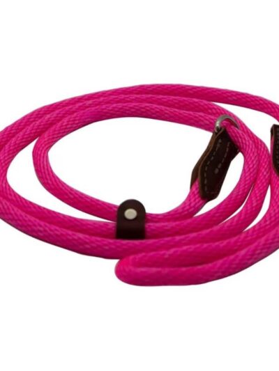 Omni Pet British Slip Loop Rope Leads For Dogs Hot Pink