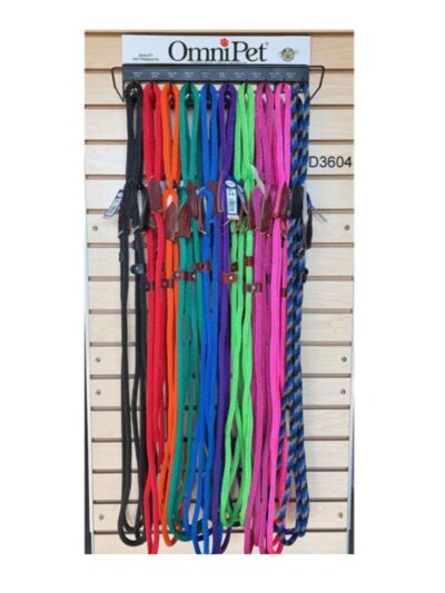 Omni Pet British Rope Lead Display Assorted 30 Pc