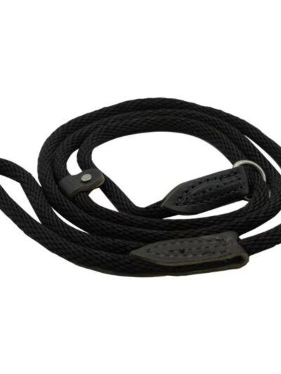 Omni Pet British Slip Loop Rope Leads For Dogs Black 6ft.