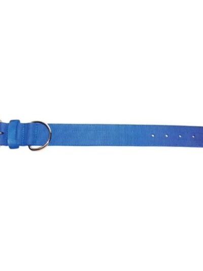 Omni Pet Bravo 2 Ply Nylon Dog Collar Blue 2 x 21in.