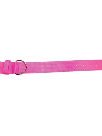 Omni Pet Bravo 2 Ply Nylon Dog Collar Neon Pink 2 x 25in.